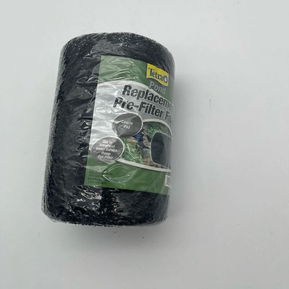 Tetra Pond Replacement Pre-Filter Foam Coarse Pad 19017-900 Black Sponge